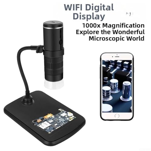 Microscopio digital inalámbrico para estudio escolar y análisis de circuitos en casa 2