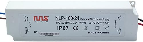 NuNus Power Supply LED Driver Transformer 24V 100W IP67 LPV-100-24