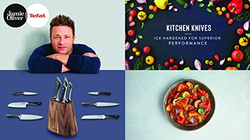 Tefal Jamie Oliver Steak Knives Set, 4 x 12cm Knives, German Stainless Steel K2670859, Black - Image 9