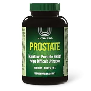 Ultimate Prostate – 180 Capsules, Supports prostate and difficult urination, Phytosterols, Stinging Nettle, Pygeum extract, Lycopene, Additional minerals and herbals, Formerly Brad King’s