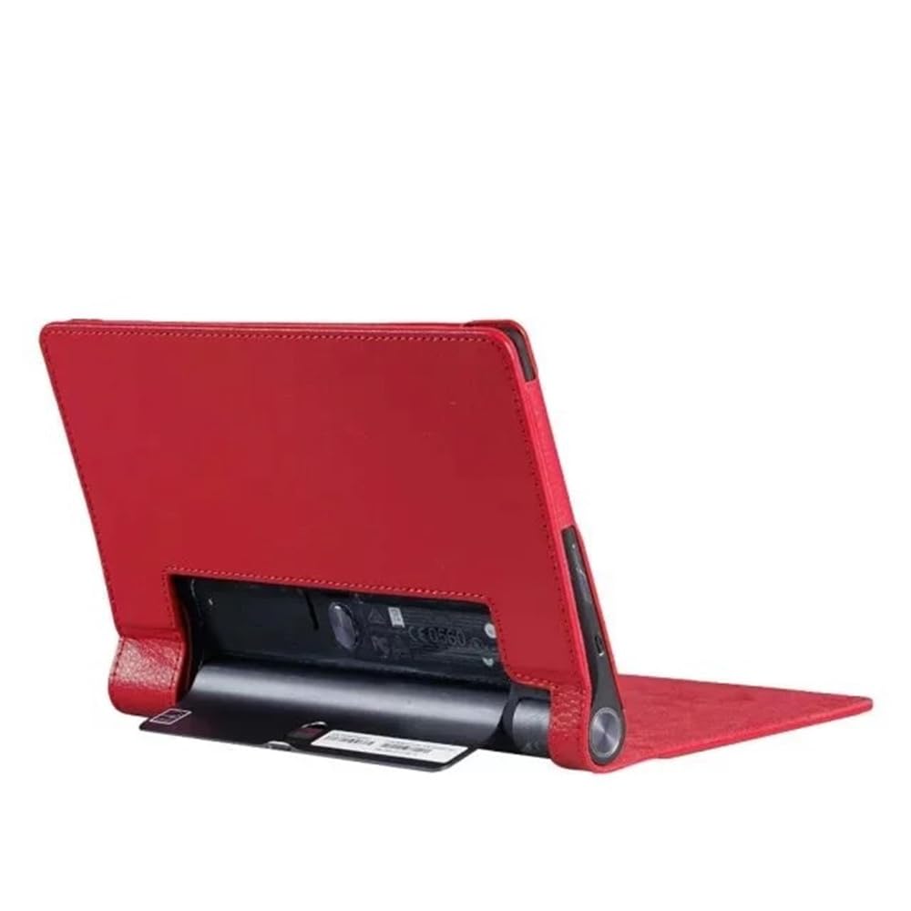 Compatibile Per Lenovo Yoga Tab 3 Pro 10.1 YT3-X90F X90L Tab3 Plus YT-X703F X703L Tablet Custodia protettiva in pelle Cover con Funzione di Supporto, Protezione in PU Pelle (Nero)