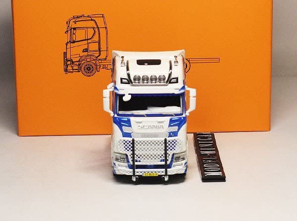 Amazon | △超希少！White Blue！GCD 1/64 Scania S730 トラック