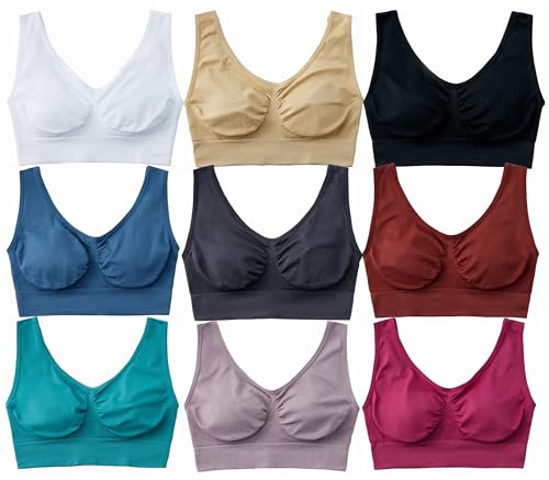 Image of Hiking Gril Women's Comfort Wirefree Bralette Unpadded Sleep Yoga Bra