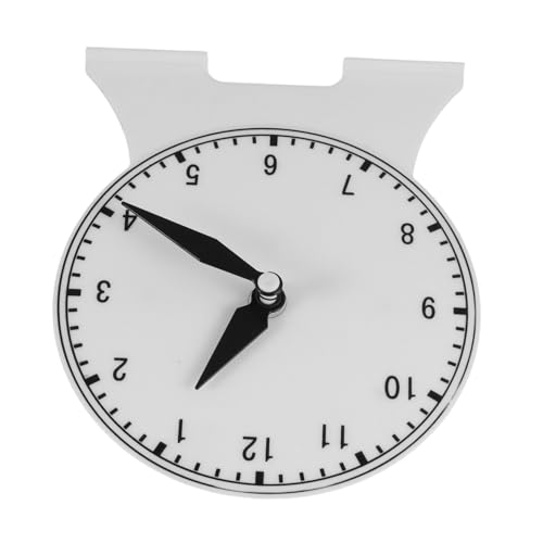 ERINGOGO 1pieza Modelo De Reloj De Aprendizaje De Manecillas Estable y Duradero para Enseñanza De Matemáticas φ Color Aleatorio