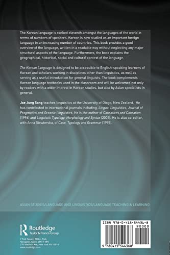 The Korean Language: Structure, Use and Context