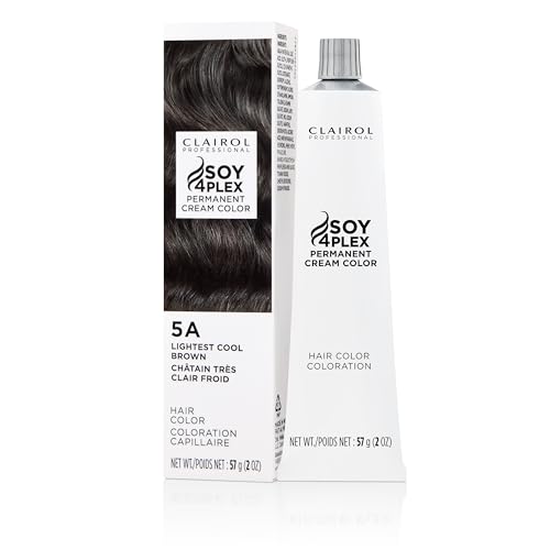 Clairol Professional Permanent Cream Hair Color | Blonde, Brown, Black, & Red-Violet Shades for 100% Gray Coverage | Deep Conditioning & Fade Resistant Results
