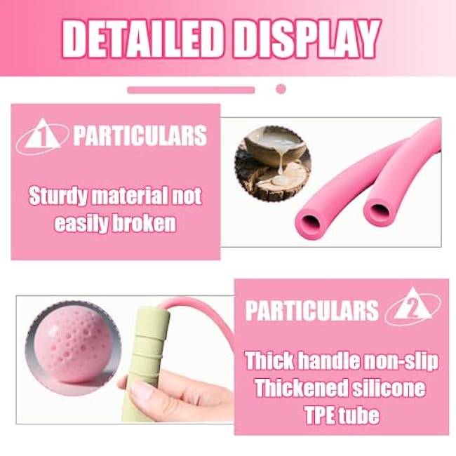 Figure 8 Fitness Resistance Bands with Handles, Yoga Resistance Band Stretch Fitness Band, Chest Expander, for Arm and Shoulder Stretch, Rope 8 Word Elastic for Women and Men£¨3 Pack£©