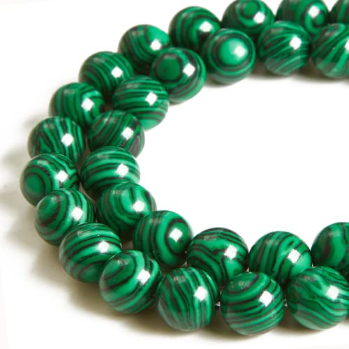 100pcs 8mm Malachite Beads Natural...