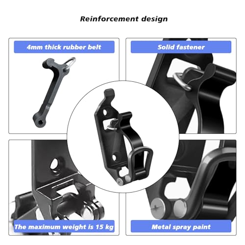 Shovel Mount for Roof Rack Shovel Mount for Truck Bed, Truck Jeep Offroad Roof Rack Axe Shovel Mount, Shovel Holder for Boats,Military Equipment(2Pack/4Pack) (2 PCS)