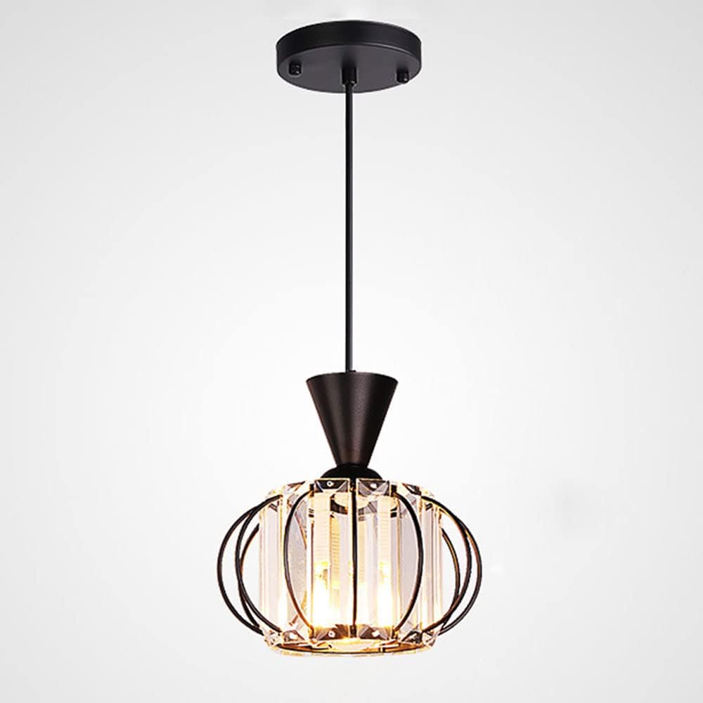 Lampe Suspendue À Cage Métallique Sphérique, Lampe Suspendue Sphérique Creuse En Métal Avec Abat-Jour En Verre, Lampes À Suspension Creative Earth, Lustre De Chevet, Lampes Simples Modernes/K