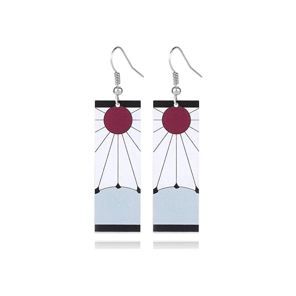 Tanjiro Cosplay Hanafuda Japanese Rising Red Sun Comoros Ubuy