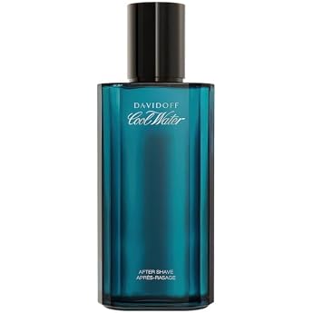 Davidoff Cool Water After Shave - Aromatic Foug re Fragrance for Men - With Notes of Mint Lavender and Amber - Long-Lasting Fragrance 75 ml