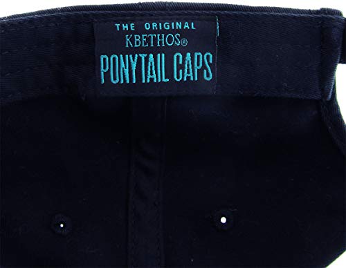 Image of Classic Plain Ponytail Messy High Bun Headwear Adjustable Cotton Trucker Mesh Glitter Hat Baseball Cap