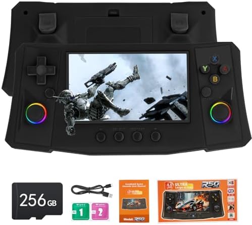 Handheld Game Console, 40,000 Games in 1, 4.5-Inch IPS Screen Ret...