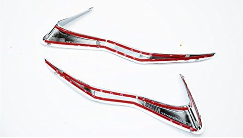 ABS Chrome Headlight Eye Lid Eyebrow Trim Cover 2pcs for Subaru XV Crosstrek 2012-2017