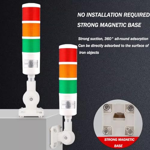 Indicateur de tour de signalisation à colonne de base pliable - 4