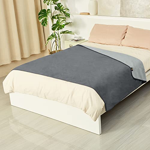 Kritter-Planet-Waterproof-Love-Bed-Blanket-Reversible-Furniture-Protector-Couch-Sofa-Cover-for-Dogs-Waterproof-Bed-Blanket-Pad-for-Adults-Splash-Squirt-Blanket-for-Bed-Washable-Queen-Size