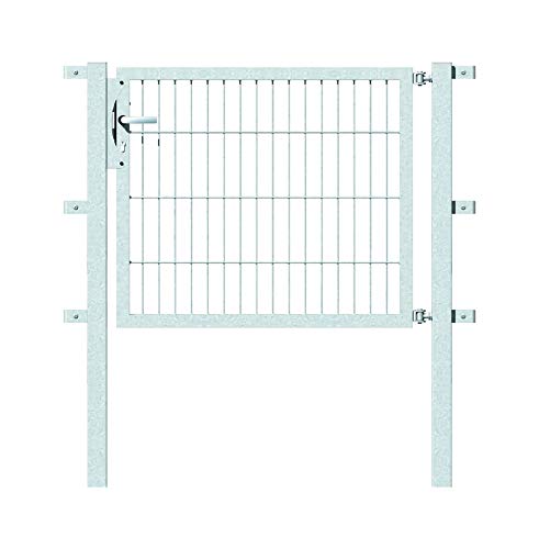 Alberts 646714 Einzeltor Flexo mit Zubehör | verschiedene Breiten und Höhen | feuerverzinkt | Breite 100 cm | Höhe 80 cm