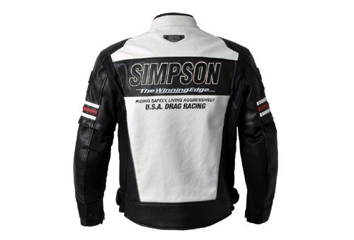 Amazon | [シンプソン] パンチングフェイクレザージャケット