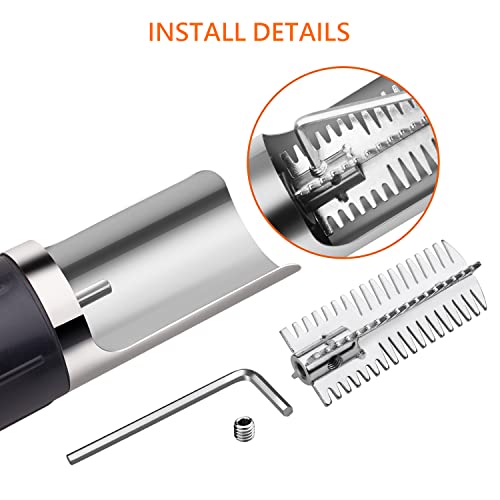 Amzchen Electric Fish Scaler Remover Cordless, Scaler, Scraper, Battery Operated Cleaner Waterproof Design Seafood Tools With Extra Stainless Cutter Head #TOP4