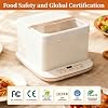 Folding Proofer & Slow Cooker, 30-250F Temp Control with 24H Timer, Collapsible Dough Fermentation Box, Space Saving Sourdough Starter Warmer Kit for Bread Pizza Dough Yogurt Home Baking