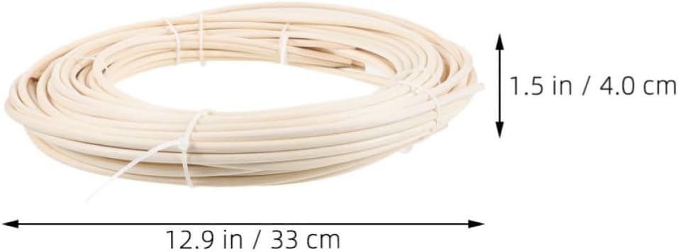 3 Rolls Rattan Weaving Material for Chair Making and Basket Craft