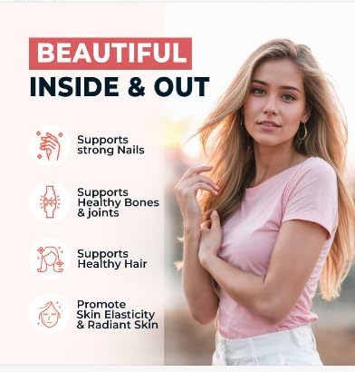 Miniatura 6 de Divinity Nutra Complejo de colágeno Suplemento premium de 1500 mg de colágeno tipo I y III hidrolizado cápsulas de colágeno múltiple que apoyan un