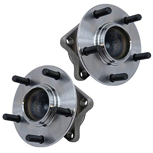 Image of TRQ 2 Piece Rear Passenger Side Driver & Passenger Side Wheel Bearing & Hub Assembly Set with ABS Sensor Compatible with 2009-2013 Mazda 6