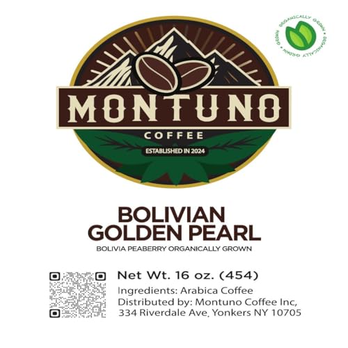 Montuno Coffee Bolivian Golden Pearl 1 Lb Medio En grano miniatura 7