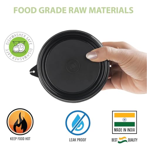Image of Mumma's LIFE Lunch Box for Office Use - Microwave Safe Container Set (600ML+ 600ML)