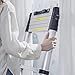 VEVOR Telescoping Ladder, 12.5 FT Aluminum One-button Retraction Collapsible Extension Ladder, 375 LBS Capacity with Non-slip Feet, Portable Multi-purpose Compact Ladder for Home, RV, Loft, ANSI Liste