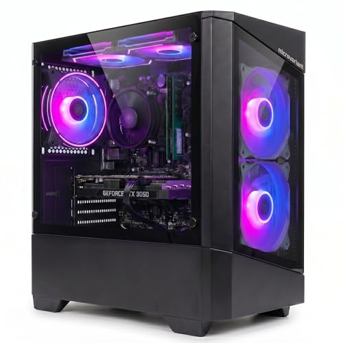 Image of Vision-X Gaming PC | Core I7 9th Gen Processor | RTX 3050 6GB GPU | 16GB RAM | 1TB NVMe SSD | 5G WiFi+BT Dongle | USB 3.0 /HDMI /VGA Port | Windows 11 Pro | Black