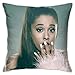 6pm Ariana Grande Throw Pillow Covers Home Décor Decorative 18 X 18 Square Cushion Pillow Cases for Couch Bed Sofa with Hidden Zipper