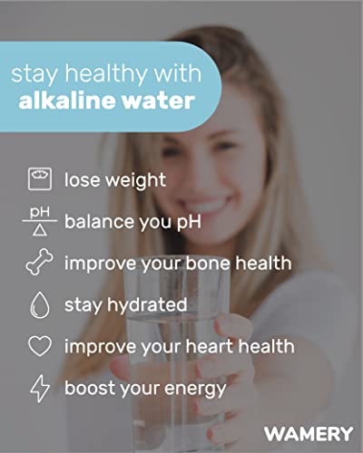 Wamery Certified Alkaline Water Filter Replacement Fits Brita And Wamery Pitcher Cartridges 3-Pack, Increases Water Ph. #TOP3