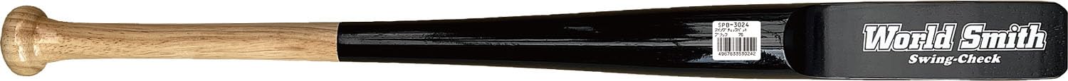 Unix SPB-3024 Baseball Training Bat, Swing Check Bat, 29.9 inches (76 cm), Black