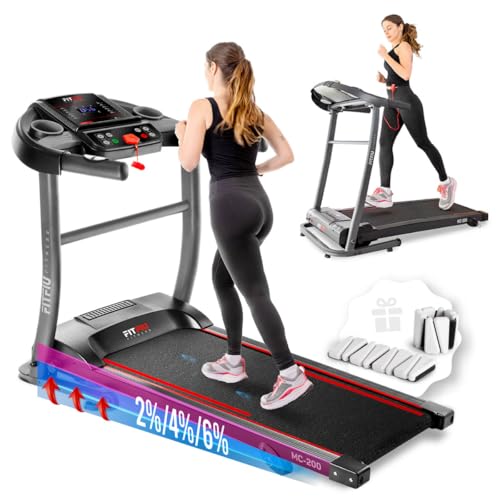 FITFIU Fitness Cinta de Correr Plegable, 1500W 14km/h,...