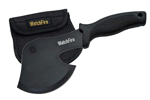 WatchFire-10-Black-CampingSurvival-Axe-Head-Hatchet-with-Nylon-Sheath-210921