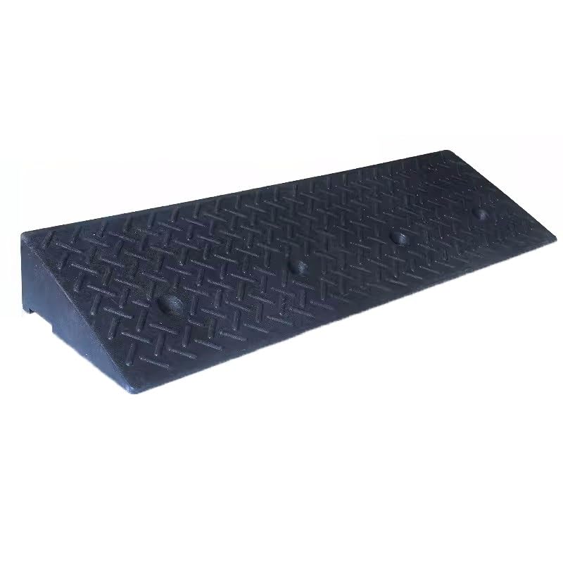 Car Driveway Rubber Curb Ramps, Portable Driveway Ramps for Low Cars, Anti-Slip Garage Ramp for, Doorway Threshold Ramps for Walkers ()
