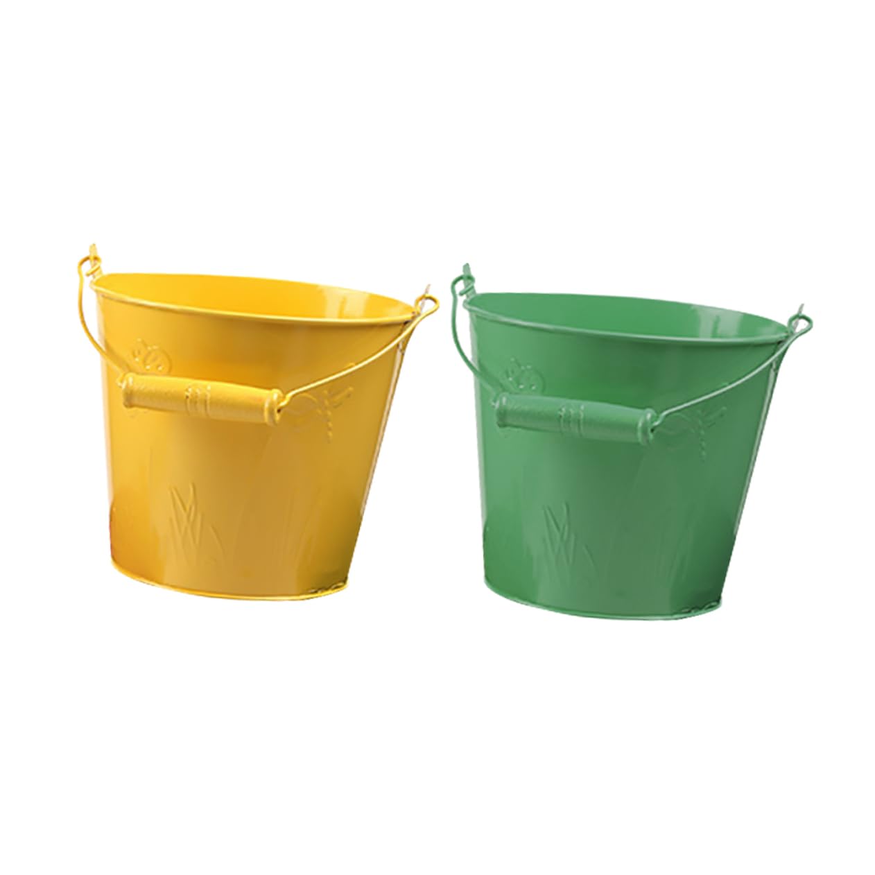 Abaodam 2pcs Beach Bucket Fun Playthings for Outdoor Activities for Sand Play and Creative Design for Backyard and Beach Adventures Random Color