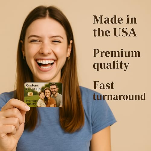 Custom Debit Card Sticker – Funny Credit Card Skin Cover with Chip Slot | Durable Card Cover for Debit & Credit Cards, EBT Cards, Bank Card Skins3