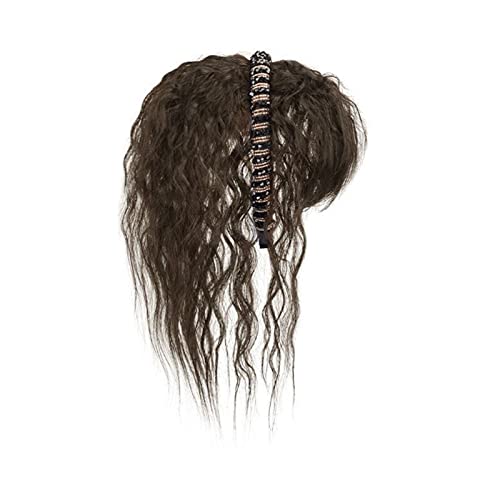Perruque pièce frange bande de cheveux filler pour masquer les cheveux blancs des femmes