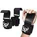 Price comparison product image BEAST RAGE Weight Lifting Hooks Non-Slip Rubber Coated Grip Wrist Hooks Lifting Straps Wrist Support Padded Neoprene Gym Wrist Straps Powerlifting Barbell Rows Deadlifts Gym Straps