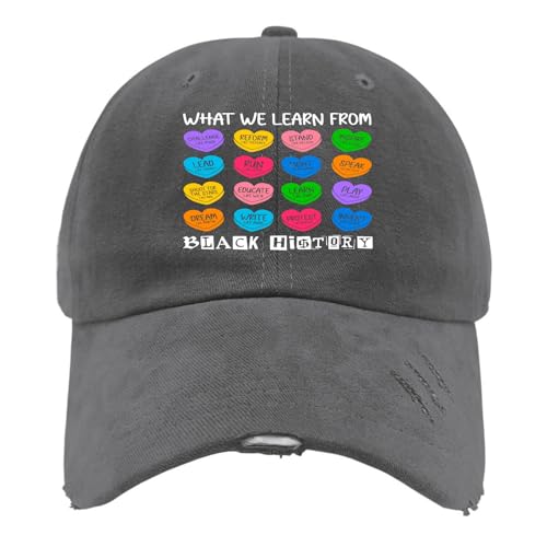 Teacher What We Learn from Black Historys Womens Golf Hat