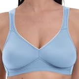 Anita Womens Rosa Faia Twin Unlined Soft Cup Bra 5493 Blue 40F