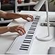 Klappbare Klaviertastatur mit 61 Tasten, Tragbare Reise Klaviermusik Tastatur für Anfänger, Elektronisches Klavier mit Aufnahme und Wiedergabe, Klaviertastatur für Anfänger