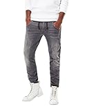 G-Star Raw Men's Arc 3d Sport Tapered Grey Rinn Trainer, Medium Aged, 34