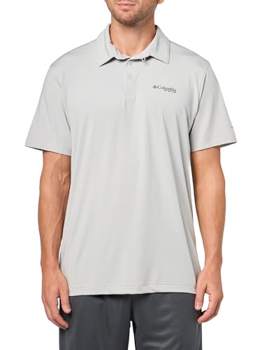 Columbia Men's Slack Tide II Stretch Polo, Cool Grey, X-Small
