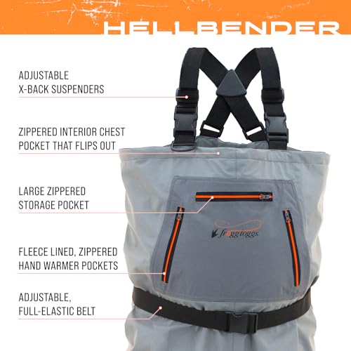 Image of FROGG TOGGS Hellbender Waterproof Chest Fishing Waders, Stockingfoot