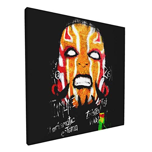 HasraMacias Wall Decor Painting Jeff Hardy Art Deco Painting Band Poster Modern Home Decoration for Bar Living Room Bedroom 12×12in