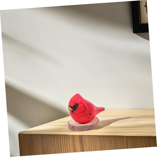 Statue d'oiseau en bois sculpté à la main, idée cadeau originale de créateur